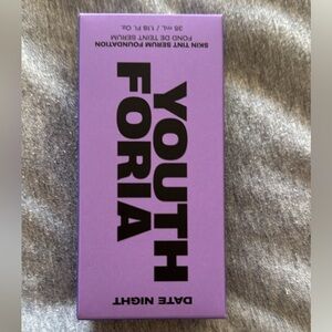 YOUTHFORIA PREGAME PRIMER AND DATE NIGHT SKIN TINT SERUM FOUNDATION SHADE 245